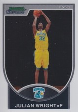 JULIAN WRIGHT.F 2007-08 BOWMAN CHROME ROOKIE REFRACTOR /299