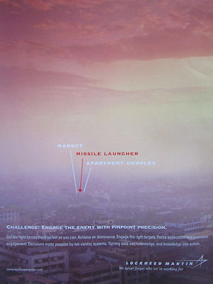 2004-2005 PUB LOCKHEED MARTIN NET CENTRING SYSTEMS PRECISION MISSILE ORIGINAL AD
