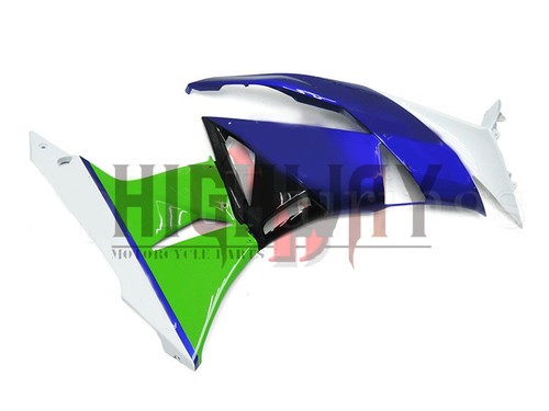 Fairings For Kawasaki Ninja ZX6R 636 09-12 11 ABS Kit Bodywork Q.Bell Blue Green - Picture 5 of 6