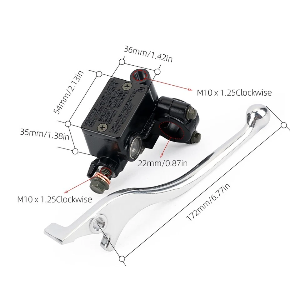 Alavanca de cilindro mestre de freio dianteiro para HONDA CRF250L RALLY CRF 250M CRF300L Rally - Imagem 2 de 4