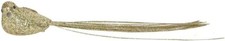 Gisela Graham Gold Glitter Bird Clip Christmas Wedding Decoration 13552