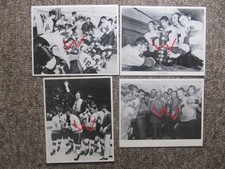 1970/71 Quebec Remparts Memorial Cup Champs ORIGINAL Photos. set of 4. Lafleur