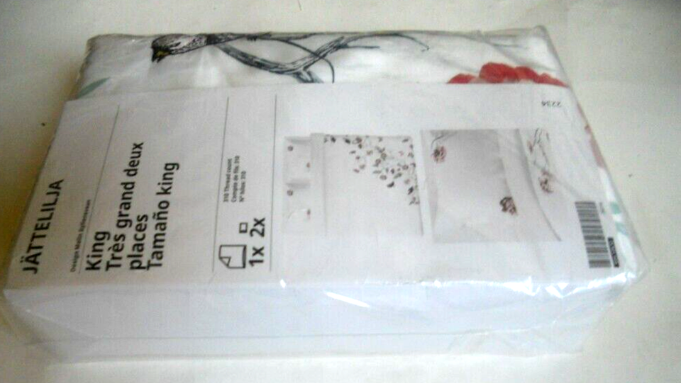 IKEA JÄTTELILJA Duvet Cover And Pillowcase(s) *KING* NIP eBay