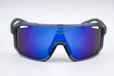 Kapvoe Scvcn X62 Grey/Blue Mirror Shield Casual Sport Sunglasses