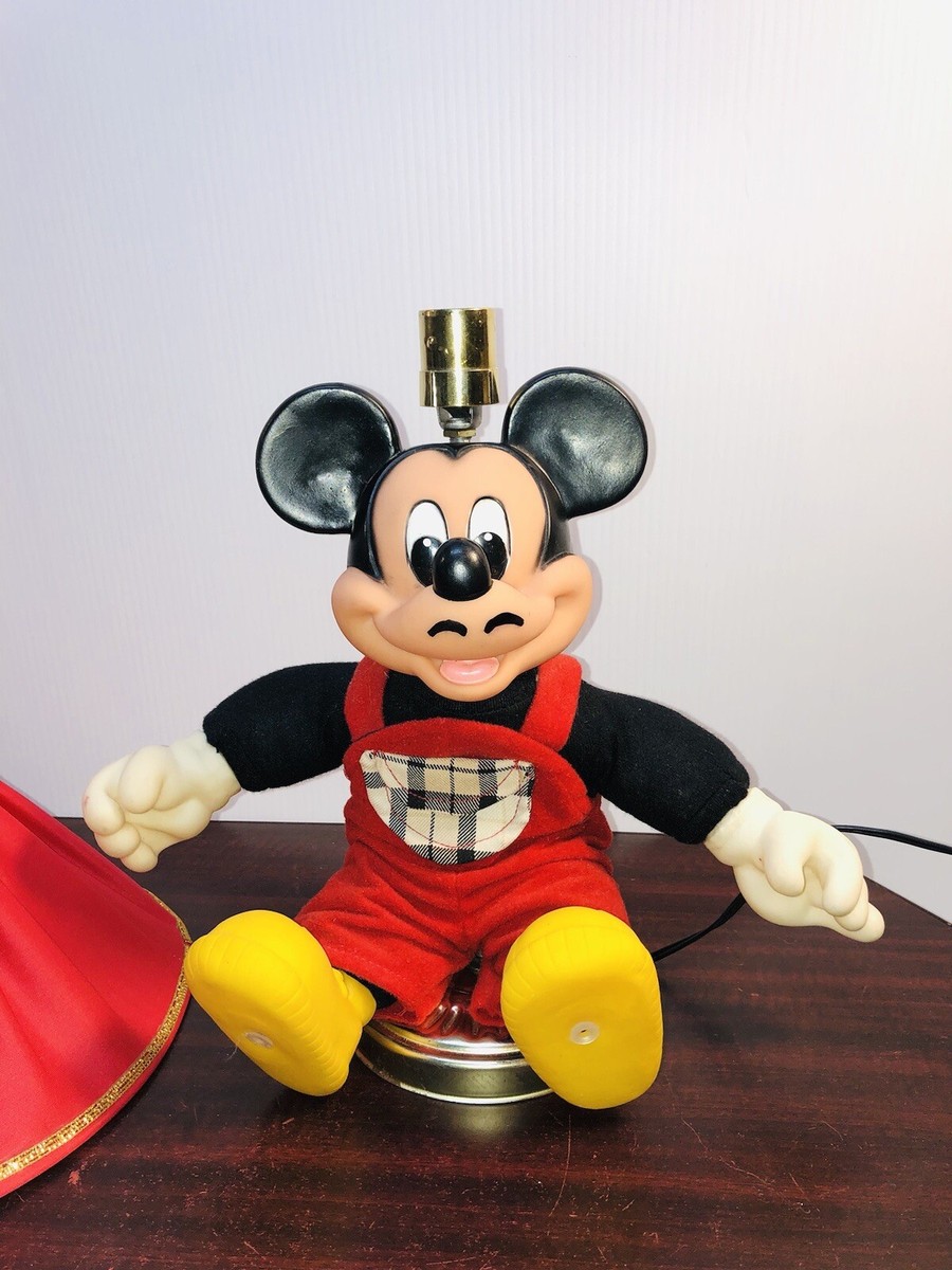 MICKEY MOUSE Vtg. Disney Table Lamp Night Lamp Nursery Kids | eBay