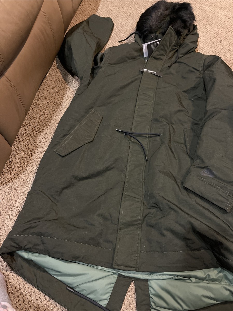 NIKE Sportswear NSW Down Fill Hooded Parka Mens Large BV4571 NIKE Sportswear NSW Down Fill Hooded Parka Mens Large BV4571