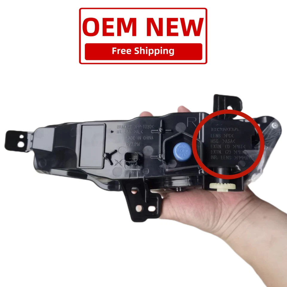 Nuevo faro antiniebla OEM pasajero derecho Acura RDX 2019 2020 2021 LED 33950-TJB-A01 Foto 3 de 3
