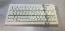 Macally MKEYX c Small  Slim USB Wired Keyboard for Mac, White "D4F"