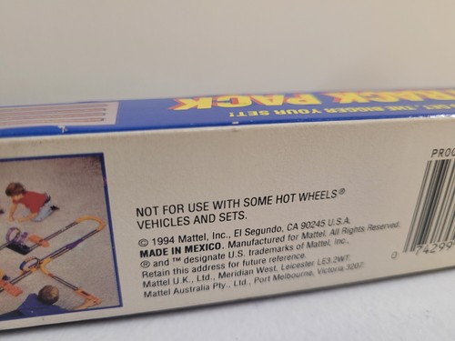 Vintage Hot Wheels Track Pack Track System Mattel 1994 New in Box - Picture 9 of 11