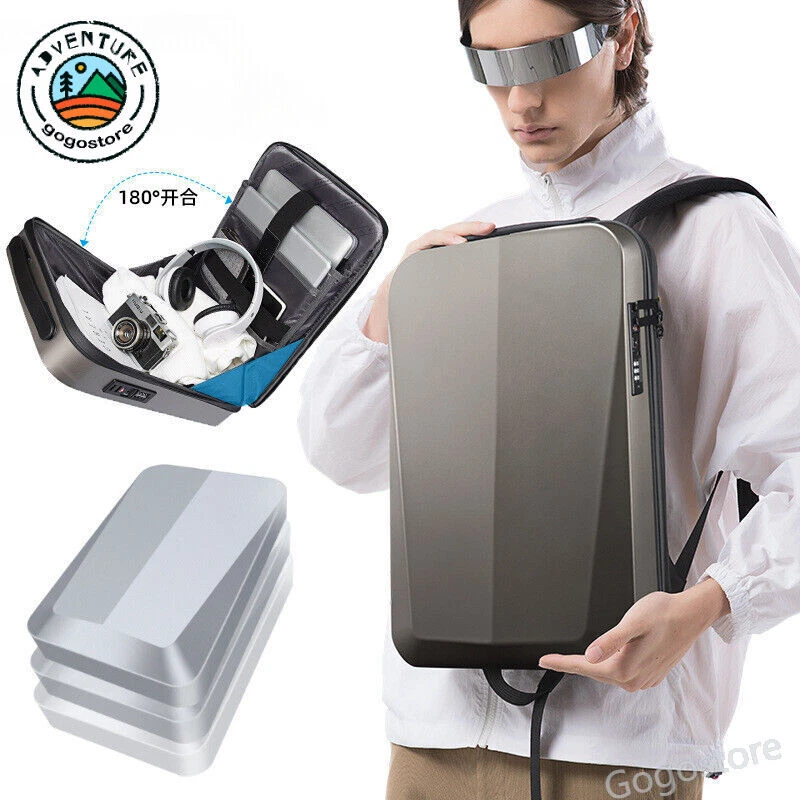 Premium Men's Backpack Computer Bag Anti-theft Waterproof Usb Business Bag