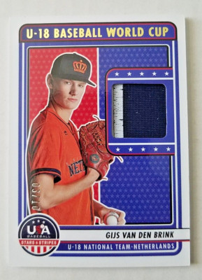 Gus Van Den Brink RC 2023 Panini USA Stars & Stripes Jersey 03/10 Royals A1