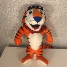 Vtg Kelloggs Tony the Tiger Plush Toy Frosted Flakes Cereal Mascot 1993 9"
