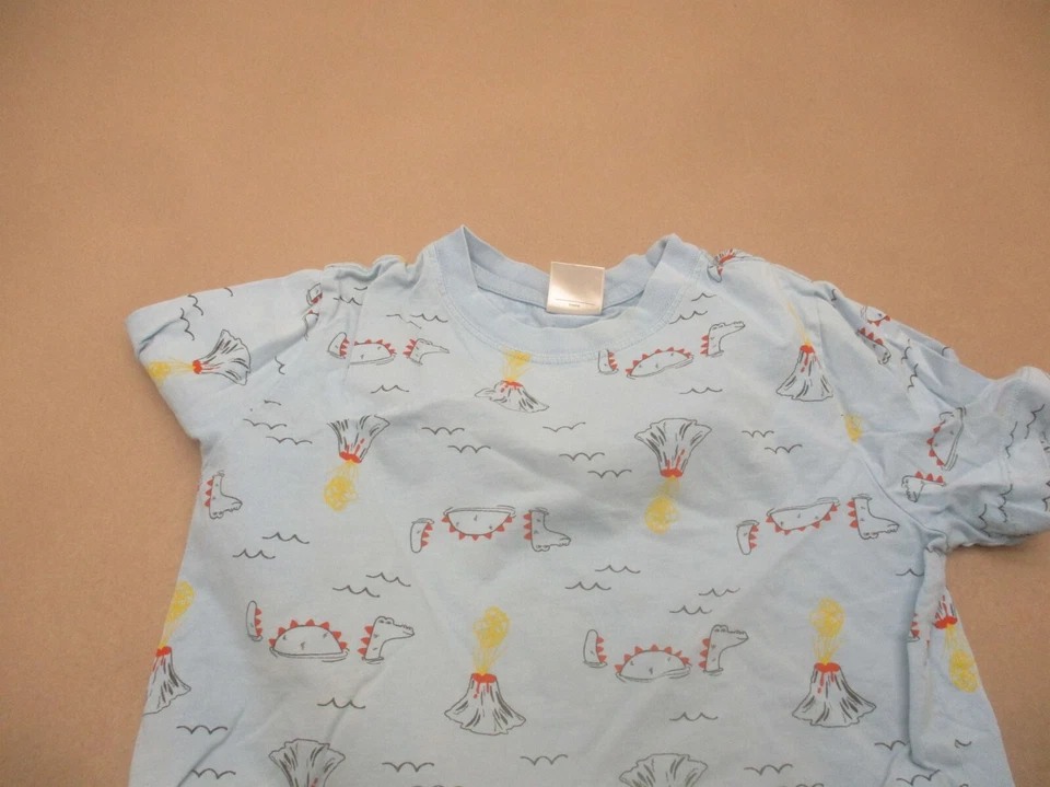 Camiseta manga corta Hanna Andersson talla 8 niños azul 100 % algodón orgánico 204 Foto 2 de 4