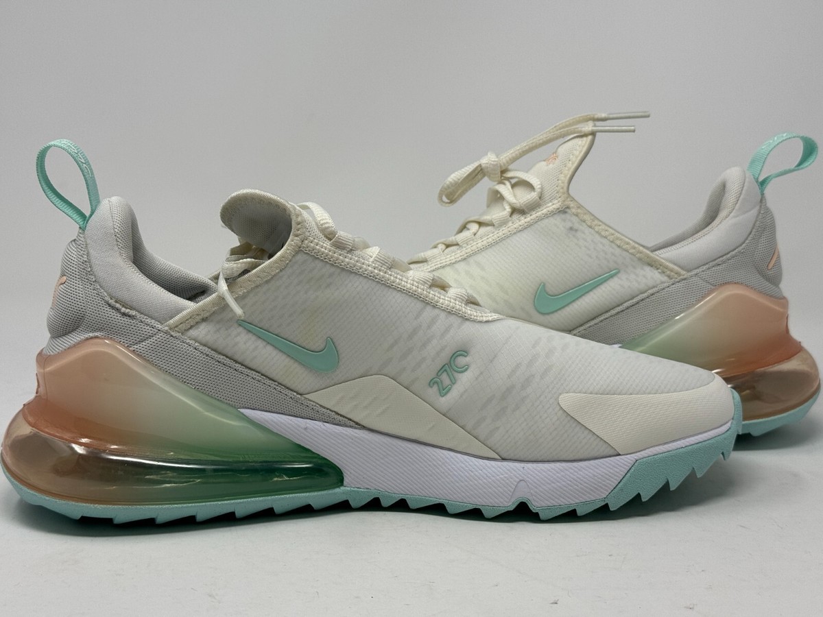 【NIKE】 AIR MAX 270 GOLF New Nike Air Max 270 Golf Waterproof Men's Golf UK SIZE 9.5