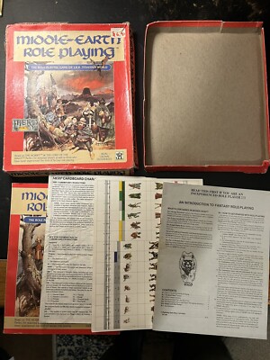 MERP 2nd Edition Box Set Middle Earth Rollenspiel - ICE #8100 Akzeptabel