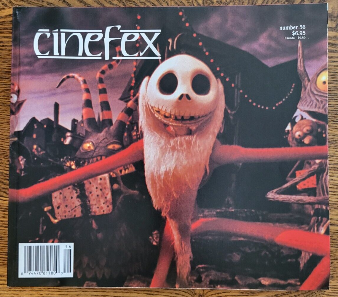 ペーパーマン Cinefex Magazine 56 November 1993 Nightmare Before Christmas