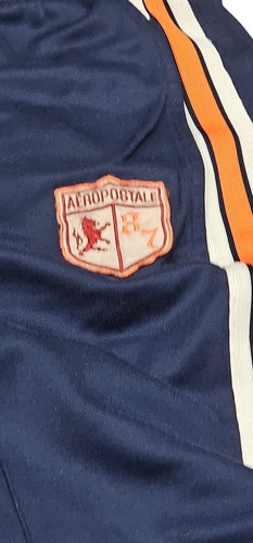 Aeropostale Track Pants Mens XL Blue 87 Logo Drawstring Straight Leg Zip Sides - Picture 4 of 8