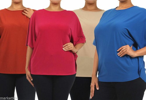 Basic Stretch Tunic Earth Colors Plus 