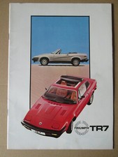 Triumph TR7 car brochure.triumph car brochure.