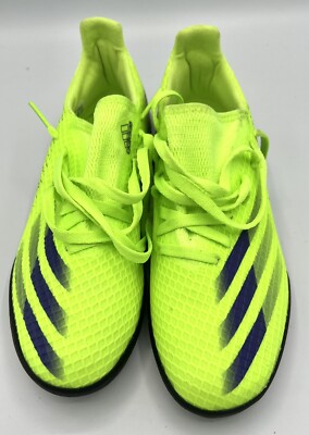 Adidas X Ghosted.3 FG J Green/blue Cleats EG8212 Size 4.5