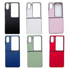For OPPO Find N2 Flip Hard Case Leather Skin Shockproof Protective Case Cover
