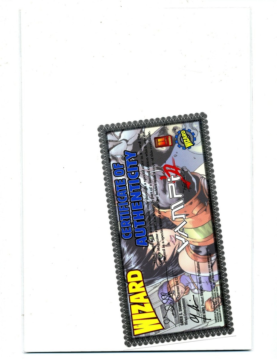 Harris Comics Vampirella: Vampi With Wizard 1/2 Certificate of