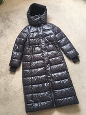 Barbour Int Platinum Seoul Quilt Jacket Coat Black Leopard Size 10 Bnwt Rrp £449