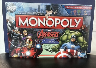 MONOPOLY MARVEL AVENGERS/モノポリー アベンジャーズ Amazon.com