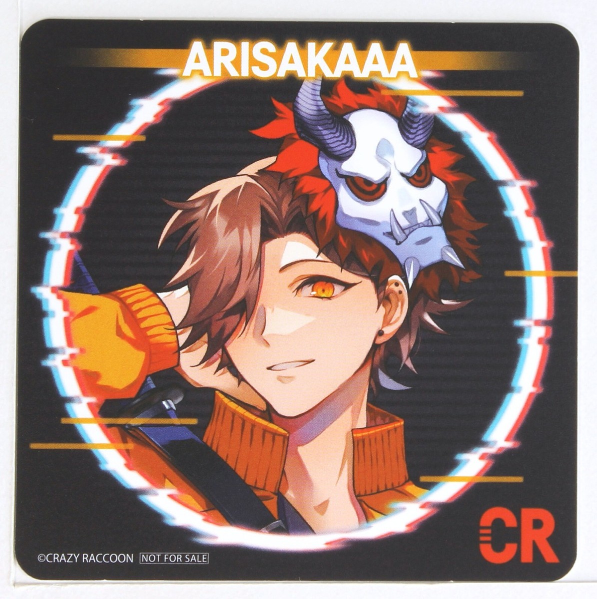 Crazy Raccoon Coaster Card Arisaka Gigo Campaign Drink Order Bonus