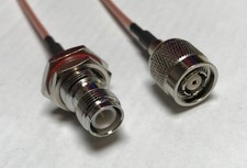 RP-TNC Male to RP-TNC Female Bulkhead Coaxial RG316 CABLE Wireless Antenna USA