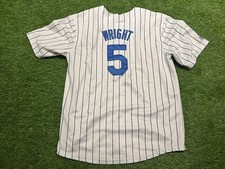 Majestic DAVID WRIGHT New York Mets MLB Baseball Jersey Sz Youth XL