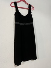 Essentials by A.B.S Women's Thick Strap/ Side Zipper Black Formal Dress Size 8