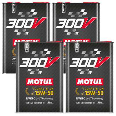 Engine Racing Oil (15W50) (Set Of 4) (20L) (300V Competition)