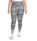 Terra and Sky Gray Space Dye High Rise Capri Leggings 2X (20W-22W) NWT — photo 1