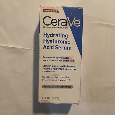 Cerave Hydrating Hyaluronic Acid Face Serum - 30ml New ITEM.