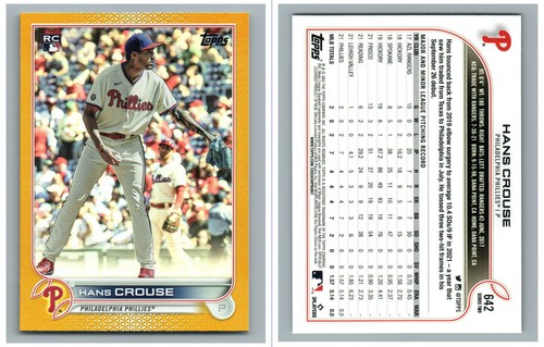 2022 TOPPS GOLD FOIL RAINBOW PARALLEL U PICK COMPLETE YOUR SET 600 - 660 LIST 6 - Picture 28 of 41
