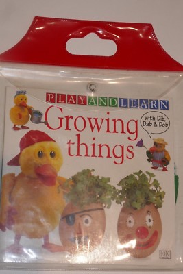Growing Things, Play and Learn Pack - Paperback Book & Gardening Gloves - UNUSED