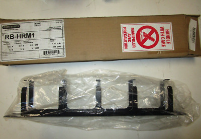 (1) Hammond RB-HRM1 1U Cable Ring Panel Black (New)