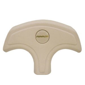 rinker steering beige wheel boat plastic center gold