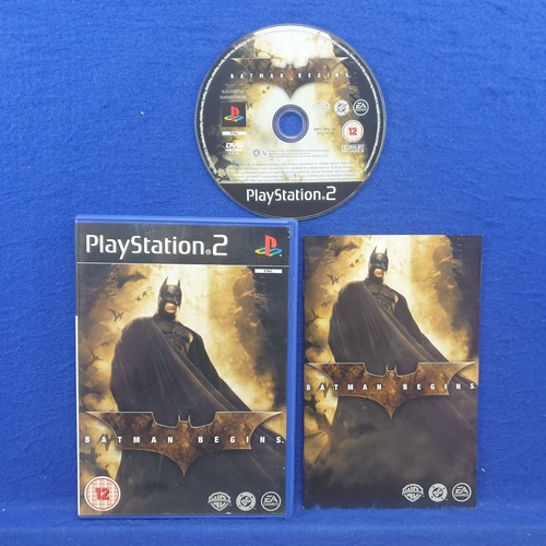 BATMAN BEGINS SONY PLAYSTATION 2 PS2 PAL ITALIEN D'OCCASION COMPLET