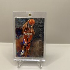 1997 Fleer Metal Fresh Foundations Allen Iverson RC AUTO Stamped