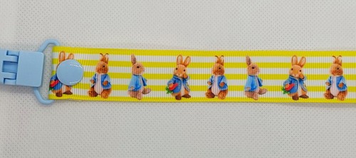 PETER RABBIT - NEWBORN - Dummy Clip - Dummy Clips - Clip -Teether Holder - Chain - Picture 17 of 20