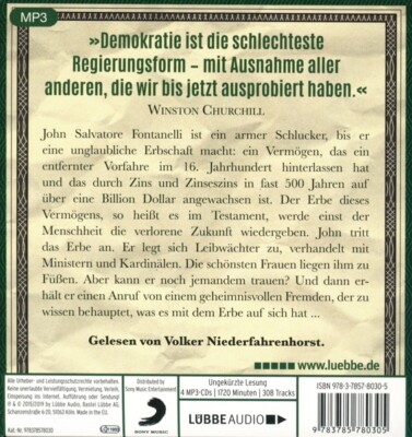 EINE BILLION DOLLAR - ESCHBACH,ANDREAS  4 CD-ROM NEU