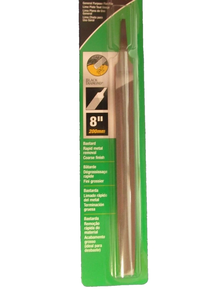 Nicholson 8" Flat Mill File Bastard Cut File #21862N NUEVO Foto 3 de 3