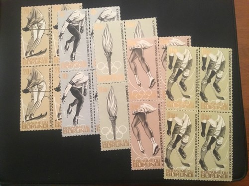 ICOLLECTZONE Burundi 68-72 VF NH Olympics blocks