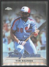 2019 Topps Chrome Update Edition The Family Business Tim Raines #FBC-12