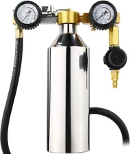 Non-Dismantle Injector Cleaner & Tester Fuel System Tool Kit 0-220PSI For Autos