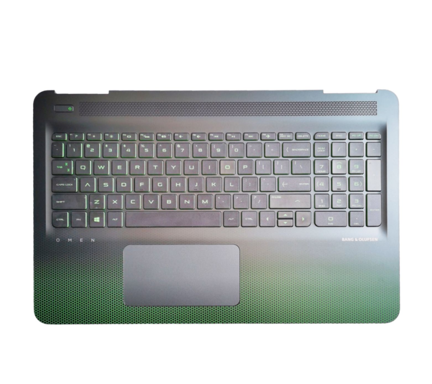 For HP Omen 15-AX Palmrest Upper Case Backlit US Keyboard Touchpad