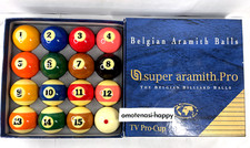 Super ARAMITH Tournament TV Pro-Cup Pool Balls 57.2mm 2 1/4" W/ Box express del
