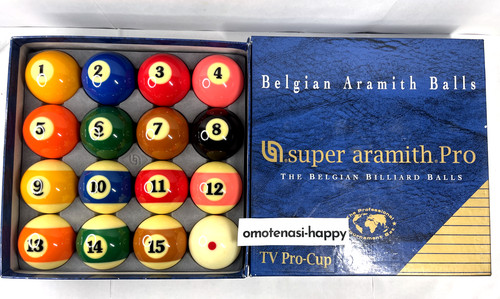 Super ARAMITH Tournament TV Pro-Cup Pool Balls 57.2mm(2 1/4") W/ Box express del